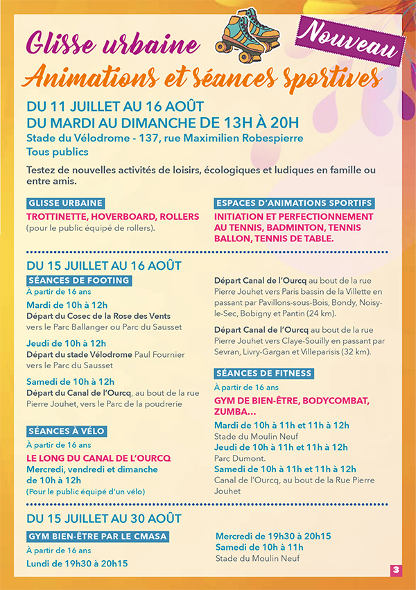Aulnay fête l'été - Juillet/Août 2020