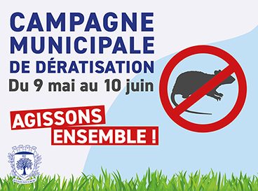 Campagne municipale de dératisation 9 mai 10 juin 2022