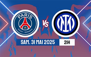 Le Paris Saint-Germain en finale diffusion en direct le 31 mai 2025