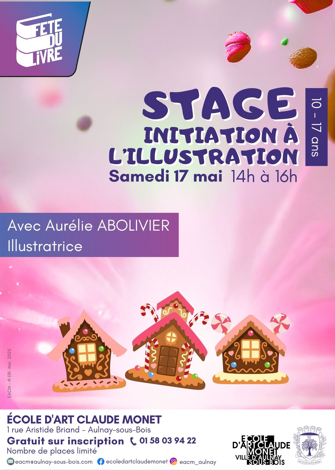 Affiche stage initiation à l'illustration