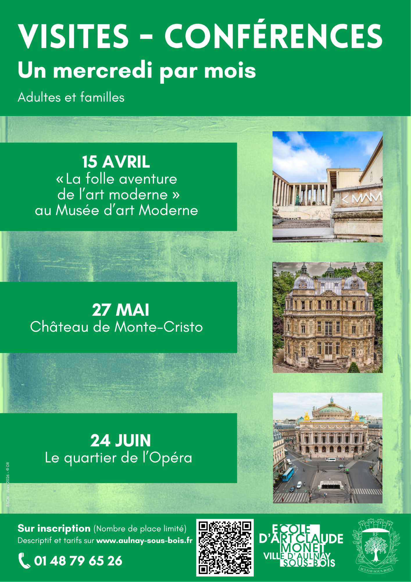 visites conférences avril juoin