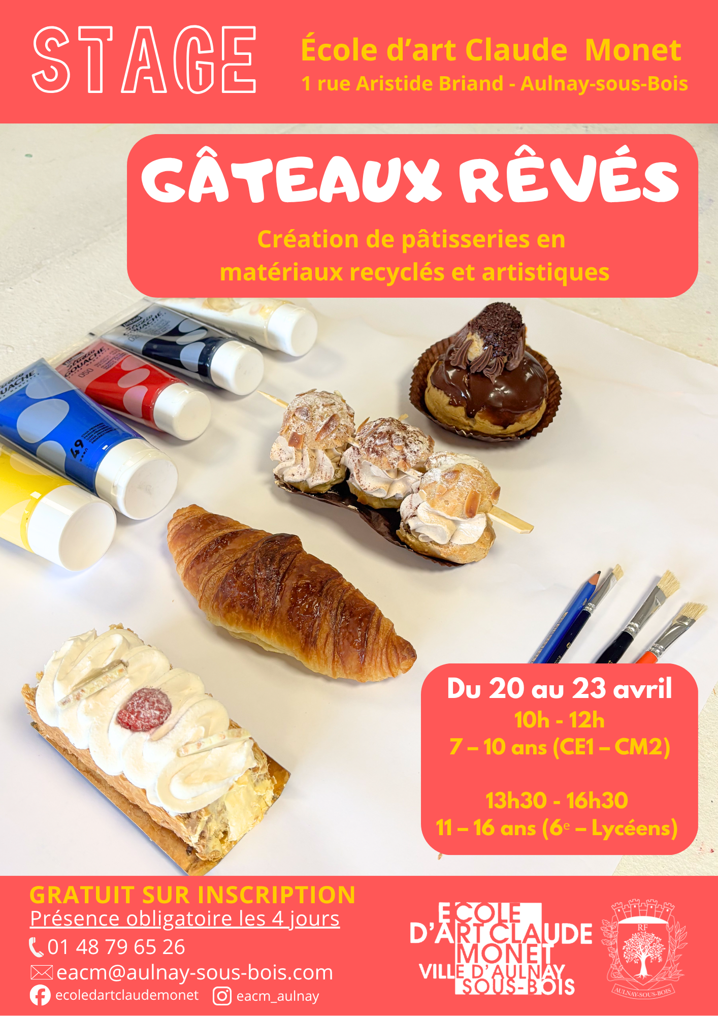 affiche gateaux