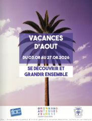 Planning vacances d'Août 2026- Antennes jeunesse
